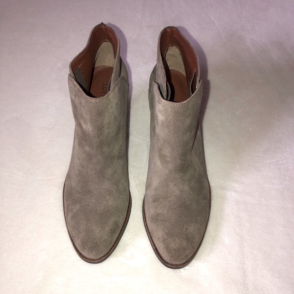 Lucky Brand Shoes - NWOT Lucky Brand Easa Brindle Suede Ankle Bootie Size 8.5 M
